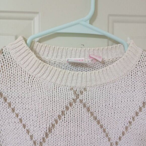 Vintage Basket Of Yarn 90s Sweater Womens L Floral Design Bohemia Boho - Picture 5 of 12